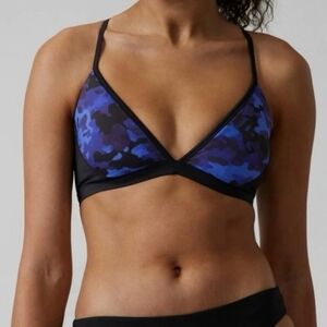 Athleta Freestyle Cloud Camo Bikini‎ (Top & Bottom) Sz S